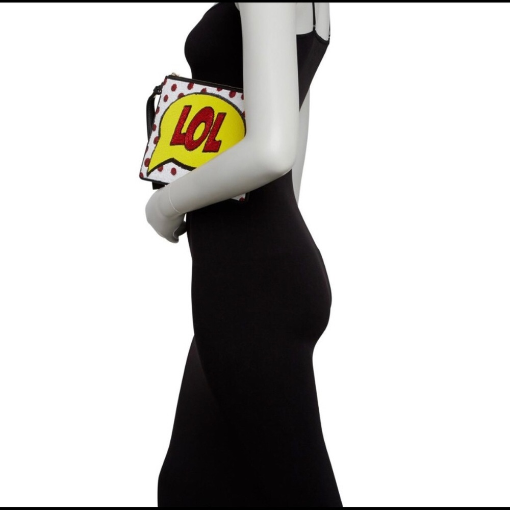 🆕 Alice + Olivia Lol Graphic Wristlet NEVER USED - Picture 5 of 5